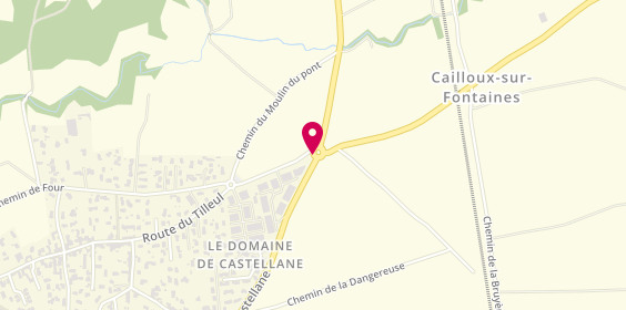 Plan de Phoenix Motor's, 470 Route du Tilleul, 69270 Cailloux-sur-Fontaines