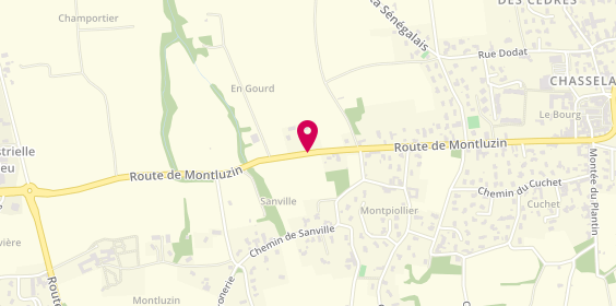 Plan de Carrosserie Blanchon, Route de Montluzin, 69380 Chasselay