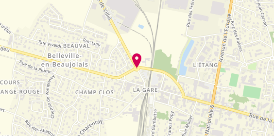 Plan de Garage Matthieu Bodet, 120 Rue des Terres Aux Dames, 69220 Belleville-en-Beaujolais