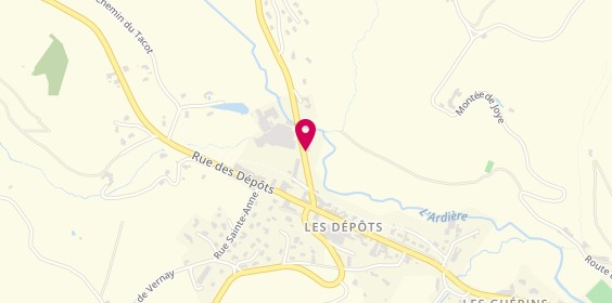 Plan de Garage Wilfrid Bosch, 170 Route de Monsols, 69430 Saint-Didier-sur-Beaujeu