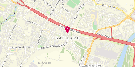 Plan de Carrosserie Miguet, 46 Bis Rue des Vignes, 74240 Gaillard