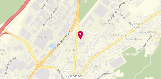 Plan de Ford Groupe Grenard, 46 Route de Dortan, 01100 Oyonnax