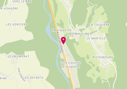 Plan de Carrosserie Fmp, Zone Artisanale de la Vignette
3320 Route des Alpes, 74430 Le Biot