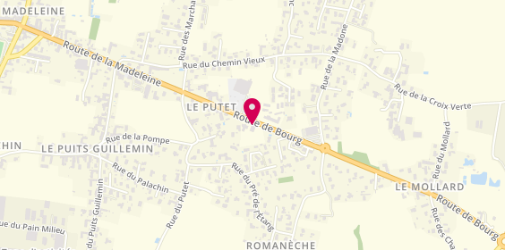 Plan de BONNETAIN Eric, 282 Route de Bourg, 01750 Replonges