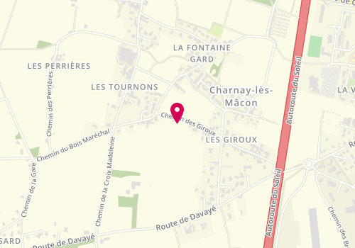 Plan de AD Expert, 860 Chemin des Luminaires, 71850 Charnay-lès-Mâcon