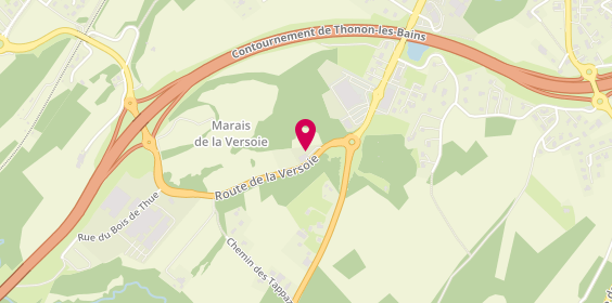 Plan de L'Atelier des Carrossiers, 100 Route de la Versoie, 74200 Thonon-les-Bains