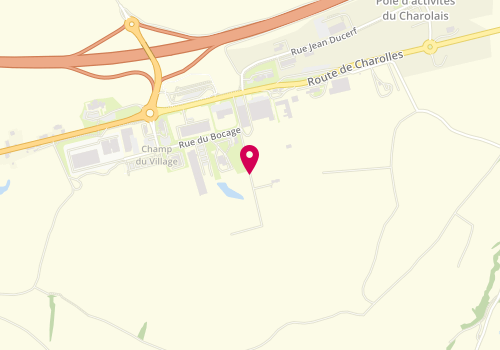 Plan de Garage Pascault, Zone Industrielle Champ du Village, 71120 Charolles