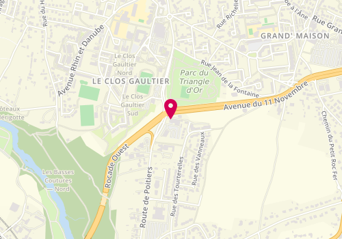 Plan de Ad Expert, 132 Route de Poitiers, 86280 Saint-Benoît