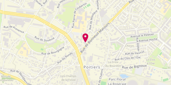 Plan de Ad Expert, 33 Rue de Bonneuil Matours, 86000 Poitiers