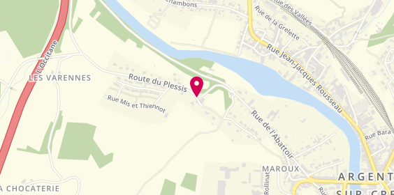 Plan de Jf Autos, 5 Route du Plessis, 36200 Argenton-sur-Creuse