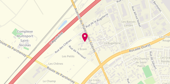 Plan de Carrosserie Tolochard, 97 Avenue du Plateau des Glières, 86000 Poitiers
