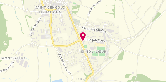 Plan de Garage Monchanin, avenue de la Gare, 71460 Saint-Gengoux-le-National