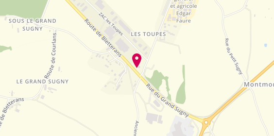 Plan de Carrosserie LBJ CARROSSERIE, Zone Aménagement des Toupes
1 Route de Bletterans, 39570 Montmorot