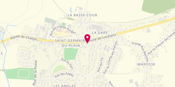Plan de Garage du Centre, 6 Route de Louhans, 71370 Saint-Germain-du-Plain
