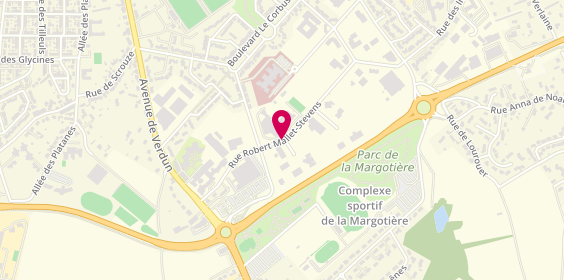 Plan de Soli Carrosserie, 33 Bis Rue Robert Mallet-Stevens, 36000 Châteauroux
