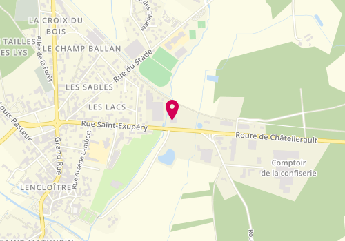 Plan de Best Repair, 15 Route de Chatellerault, 86140 Saint-Genest-d'Ambière