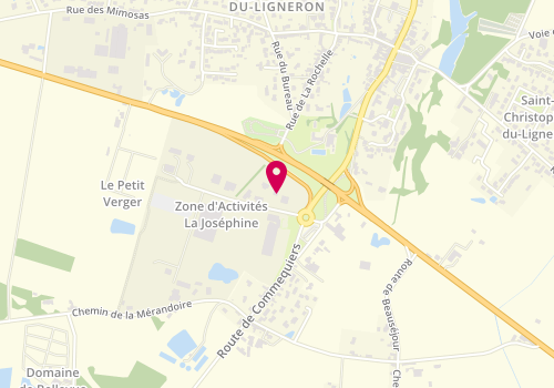 Plan de SARL Auto Ligneronnaise, Zone Artisanale 
La Joséphine, 85670 Saint-Christophe-du-Ligneron
