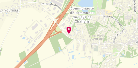 Plan de AD Carrosserie et Garage Expert MIGNET, 53 Rue du Faubourg Saint-Thomas, 85710 La Garnache