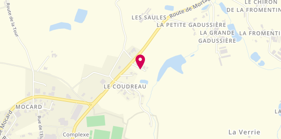 Plan de CAILLET Christophe, Zone Artisanale le Coudreau, 85130 La Verrie