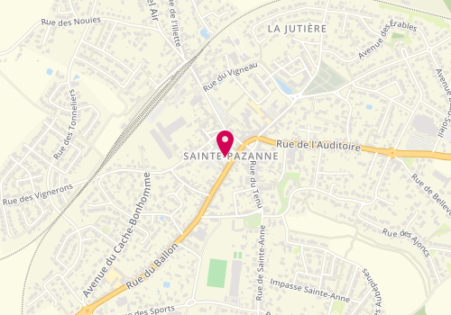 Plan de Garage AD Expert, 1 Bis Rue des Fresnes Zone Artisanale Beau Soleil, 44680 Sainte-Pazanne