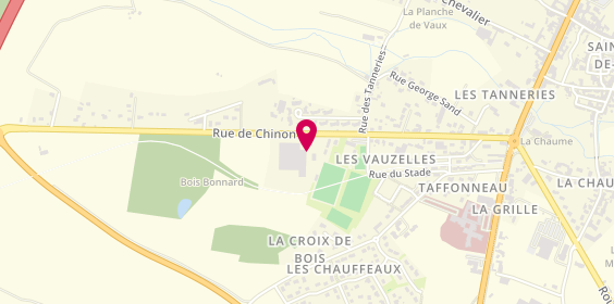 Plan de AD Carrosserie BENETEAU, 33 Route de Chinon, 37800 Sainte-Maure-de-Touraine