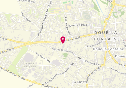 Plan de Motrio, 49 Rue de Cholet, 49700 Doué-la-Fontaine