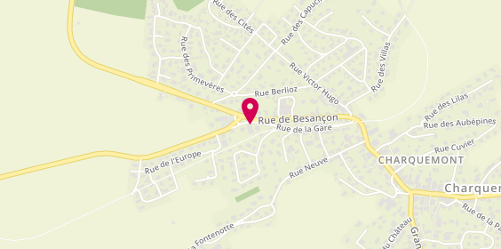 Plan de Carrosserie la Belle Etoile, 25 Rue de la Gare, 25140 Charquemont
