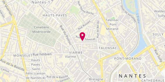 Plan de Garage Talensac, 20 Rue Yves Bodiguel, 44000 Nantes