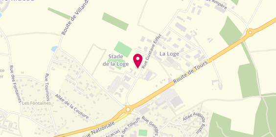 Plan de Agence Sd Automobile, 7 Rue Gustave Eiffel, 37190 Azay-le-Rideau