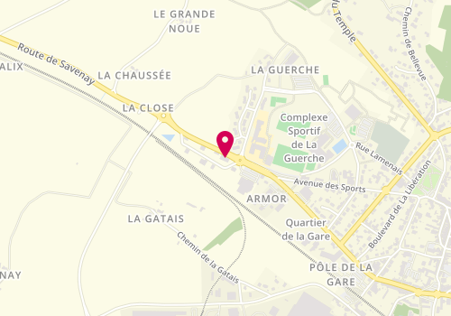Plan de Carrosserie Lalande Auto, 2 Rue de la Close, 44360 Saint-Étienne-de-Montluc