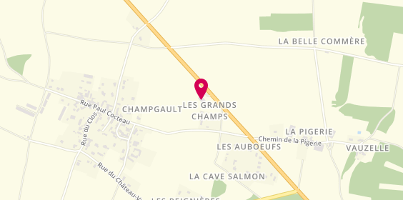 Plan de Garage des Grands Champs, 5 Lieu Dit Les Grands Champs D 943 /Indre, 37320 Esvres-Sur-Indre