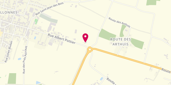Plan de AD Garage MEA AUTOMOBILES, 24 Route de Bourgueil, 49650 Allonnes