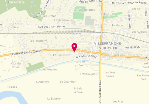 Plan de Garage HERAULT, 36 avenue Joliot Curie, 41200 Villefranche-sur-Cher