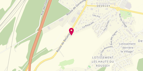 Plan de AD Expert, 9 Route de Besançon, 25870 Devecey