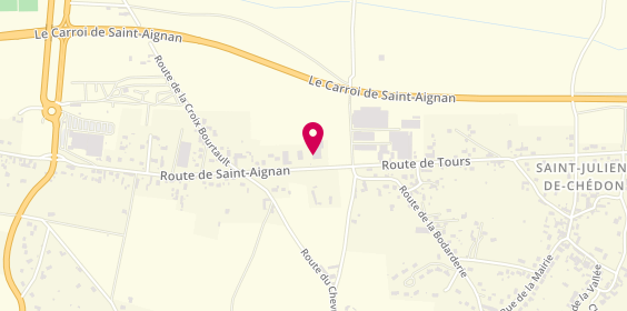 Plan de Garage Emmnanuel Faichaud, 39 Route de Saint-Aignan, 41400 Faverolles-sur-Cher