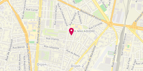 Plan de Garage du Sacré Coeur, 21 Rue Dr André Barbier, 21000 Dijon
