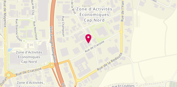 Plan de Mondial Pare Brise, 21 Rue de Cracovie, 21850 Saint-Apollinaire