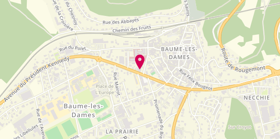 Plan de Total, 2 avenue du Général Leclerc, 25110 Baume-les-Dames