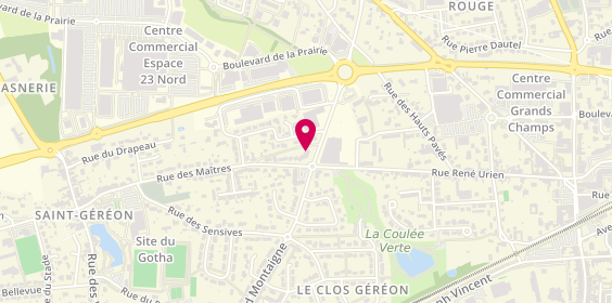 Plan de J.D Automobiles, 673 Rue des Maîtres, 44150 Ancenis-Saint-Géréon