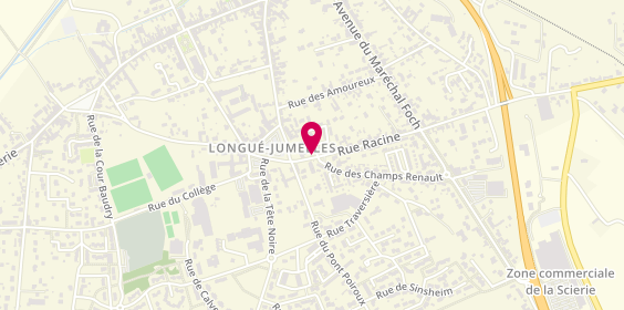 Plan de Carrosserie Longuéenne, 40 Rue Racine, 49160 Longué-Jumelles