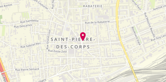 Plan de Carrosserie Claude Moisy, 32 Rue Pierre Curie, 37700 Saint-Pierre-des-Corps