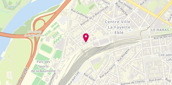 Plan de AD Carrosserie MAHOT, 28 Rue Auguste Gautier, 49100 Angers