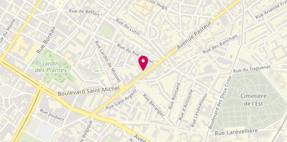 Plan de Garage Saint Michel - Bosch Car Service, 125 avenue Pasteur, 49100 Angers