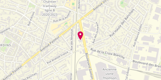 Plan de Angers Est Automobiles, 14 Boulevard Gaston Birgé, 49100 Angers