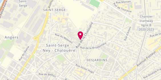 Plan de BOIVIN Patrice, 107 Rue de la Chalouere, 49100 Angers