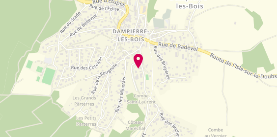 Plan de Dougoud Daniel, 16 Rue de Beaucourt, 25490 Dampierre-les-Bois