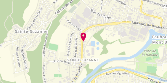 Plan de Gnc Automobile, 45 Rue de Besançon, 25630 Sainte-Suzanne