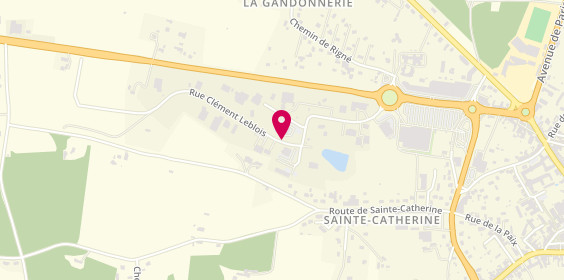 Plan de AD Expert, 19 Anjou Actiparc
Zone Artisanale de Sainte-Catherine, 49150 Baugé-en-Anjou
