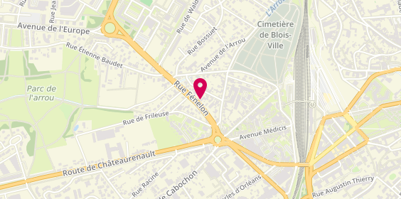 Plan de Carroserie Fenelon, 15 Rue Fénelon, 41000 Blois