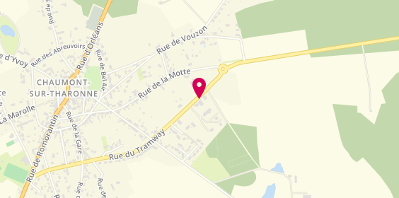 Plan de Access - TotalEnergies, 48 Rue du Tramway, 41600 Chaumont-sur-Tharonne